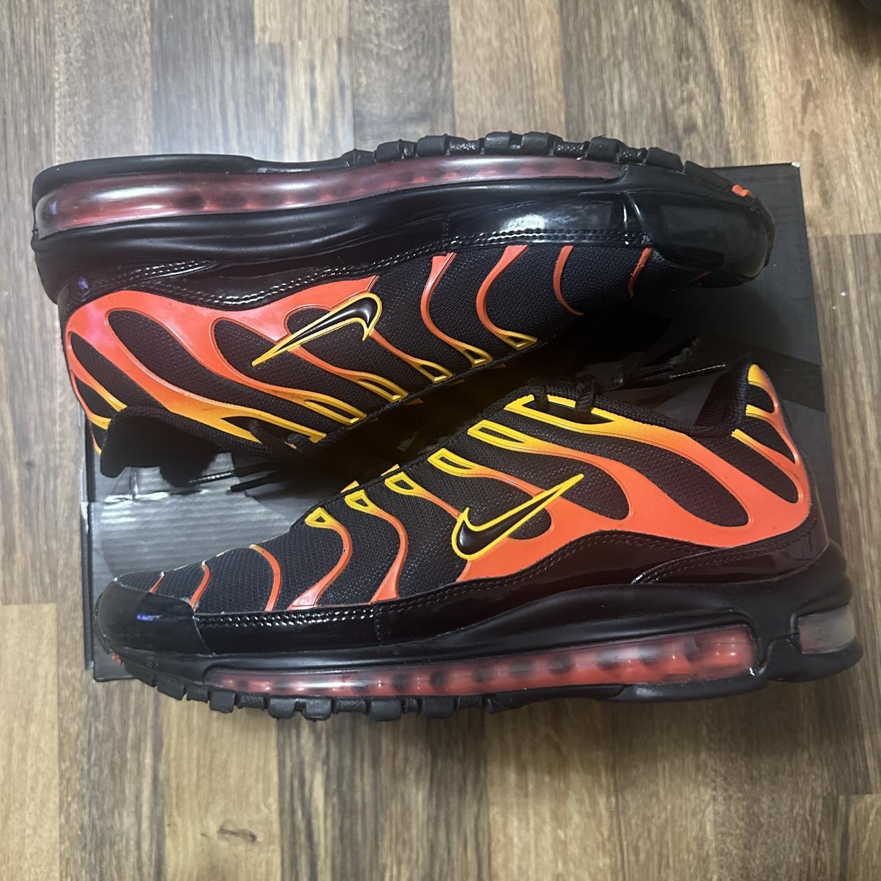 Air max plus 97 black orange best sale