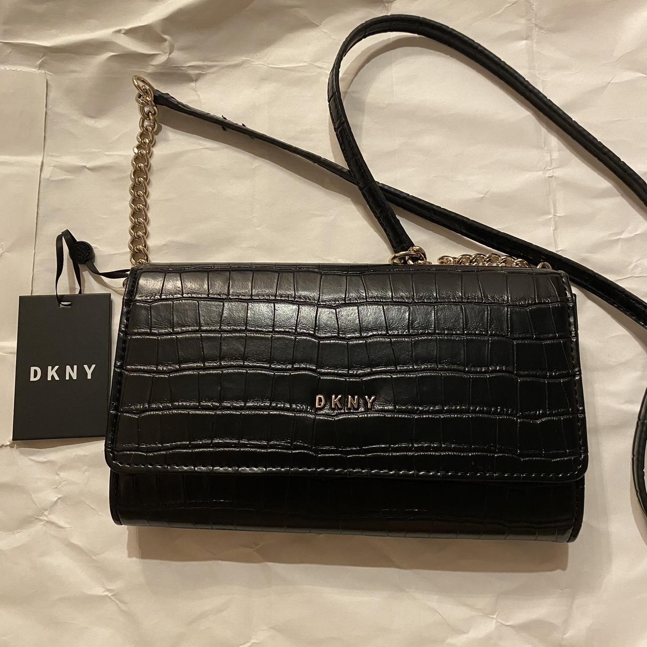 DKNY bryant park bag, black saffiano leather. This - Depop