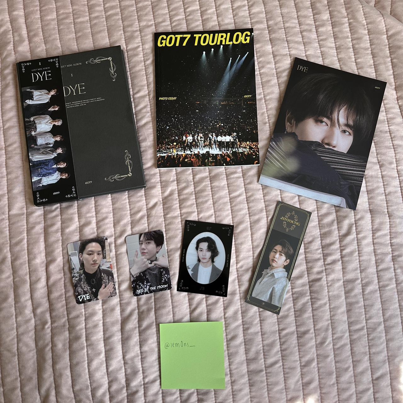 GOT7 DYE album + tour log + photocards +... - Depop