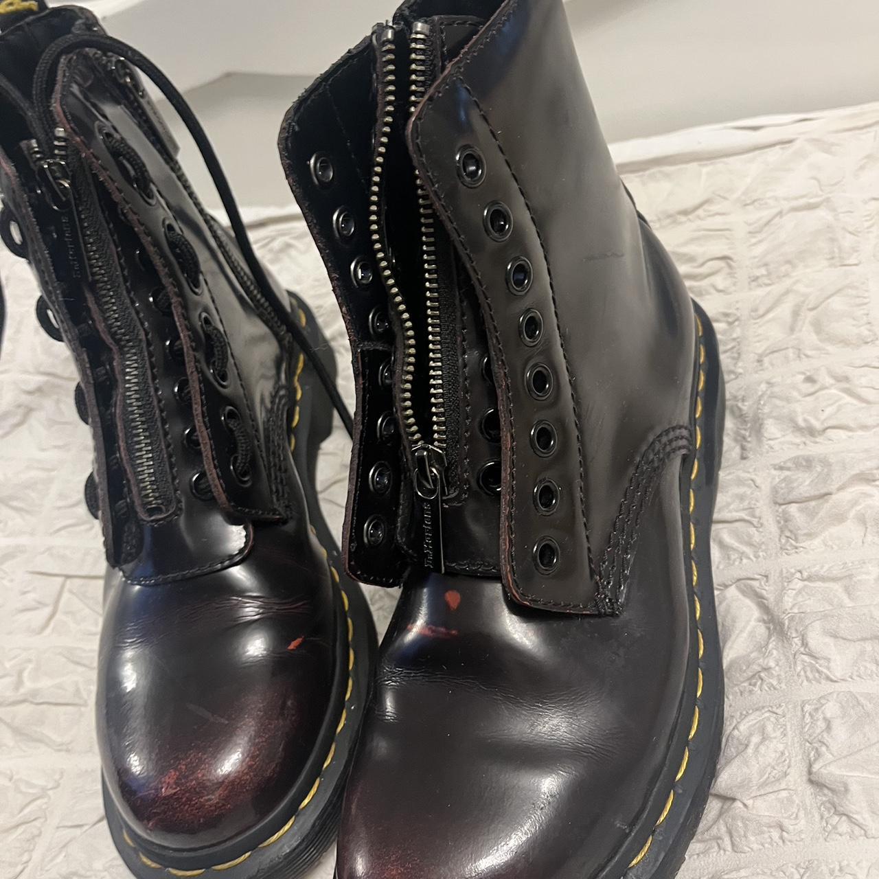 dr martens pascal virginia cherry red