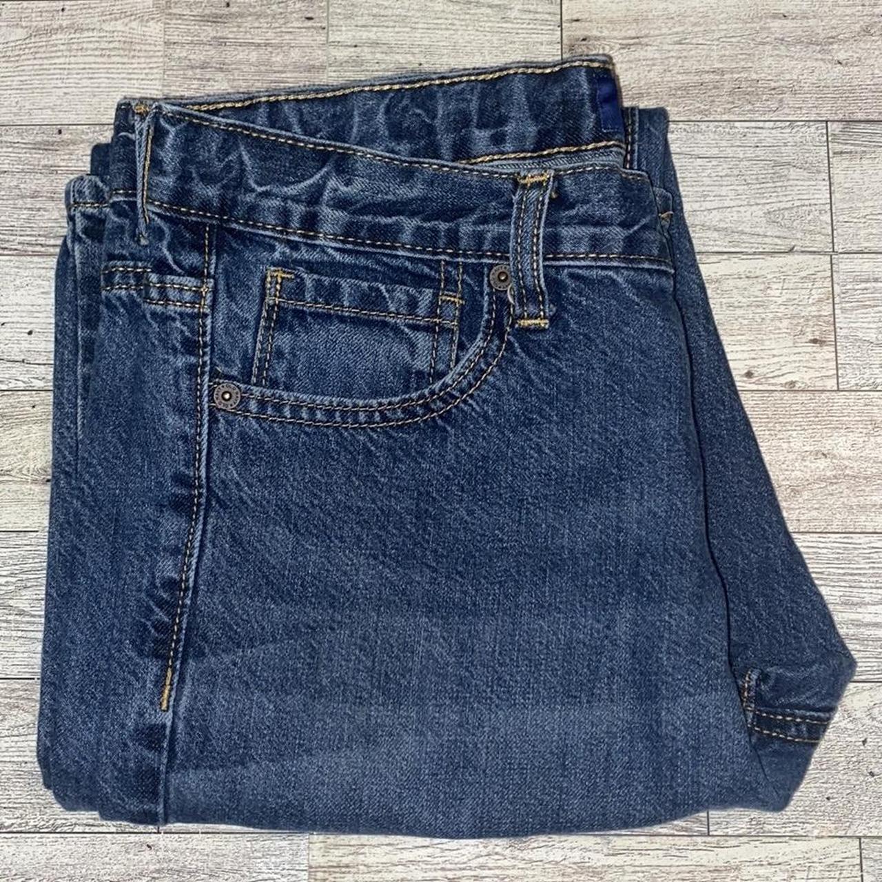 Old Navy Straight Leg Regular Blue Jeans Girl Size 18 Adjustable