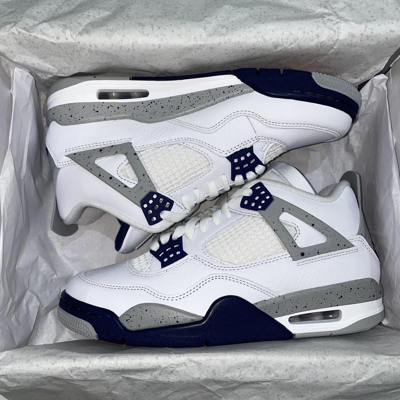 Air Jordan 4 Midnight Navy 👟 UK9.5 👟 ... - Depop