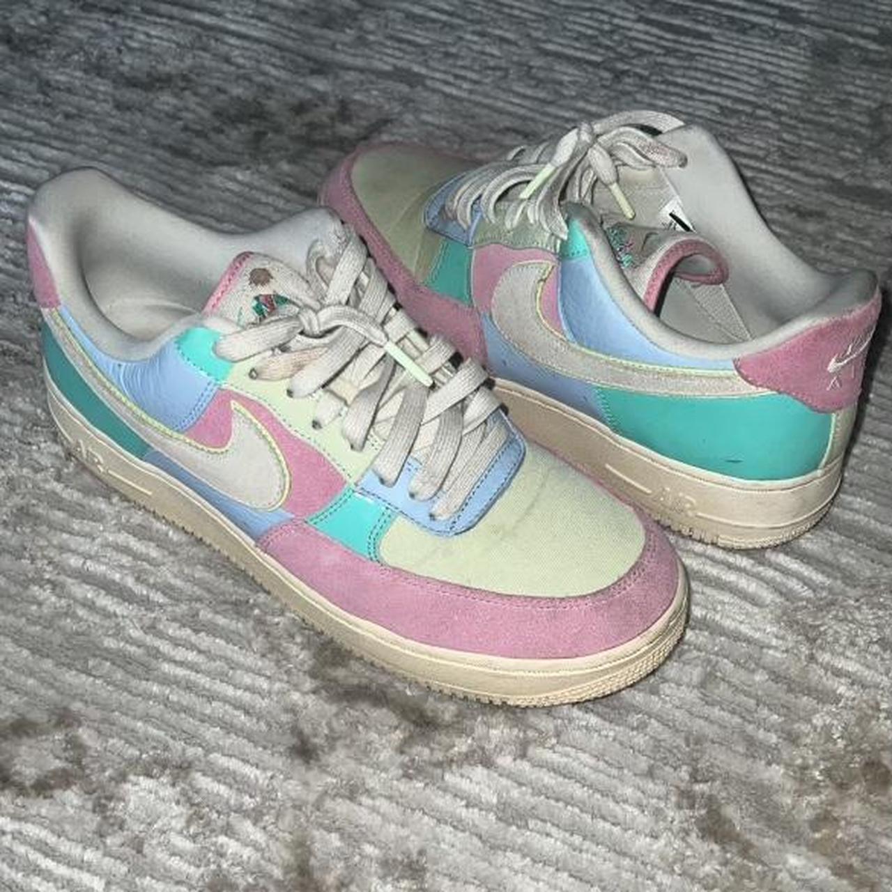 Air Force 1 Low Easter SHOES ARE HEAVILY WORN. Depop