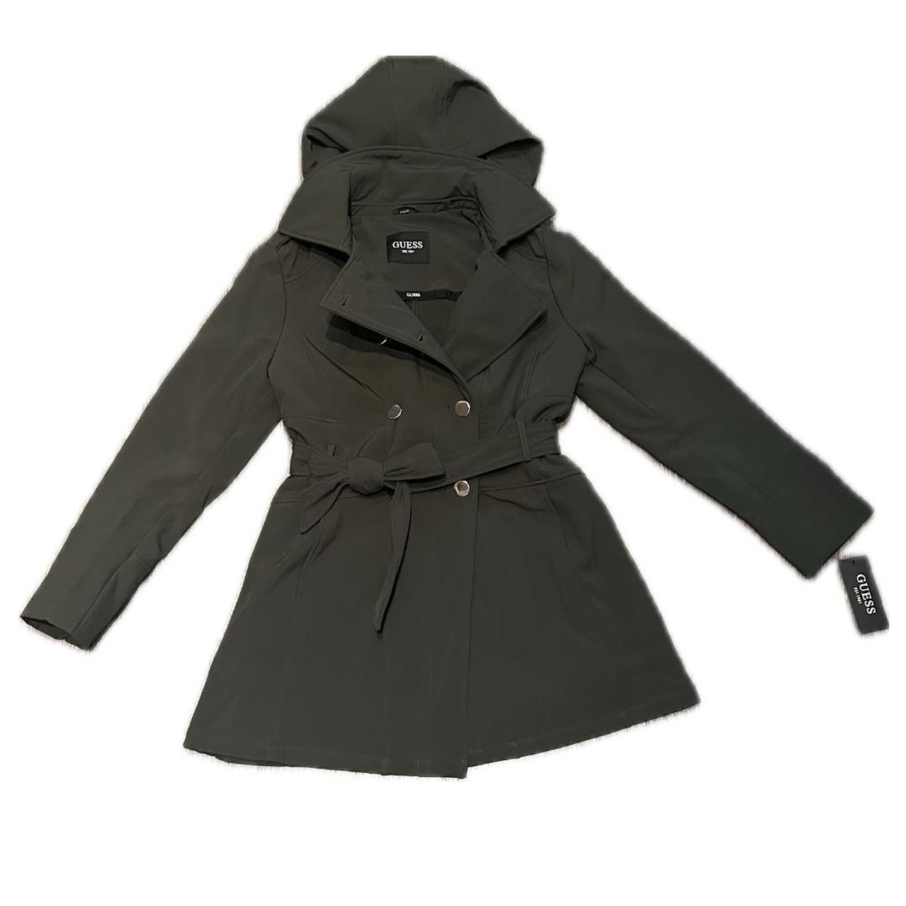 Olive green guess coat online