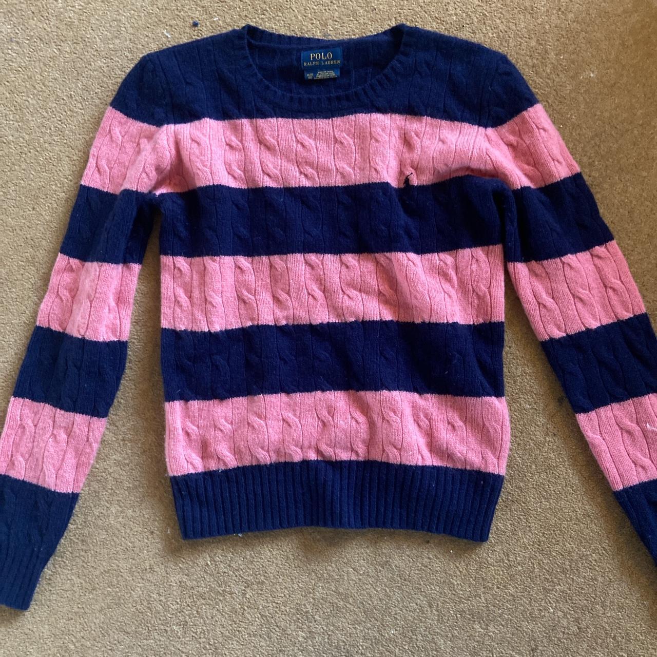 RALPH LAUREN wool jumper Size: kids XL. Fits a uk XS - Depop