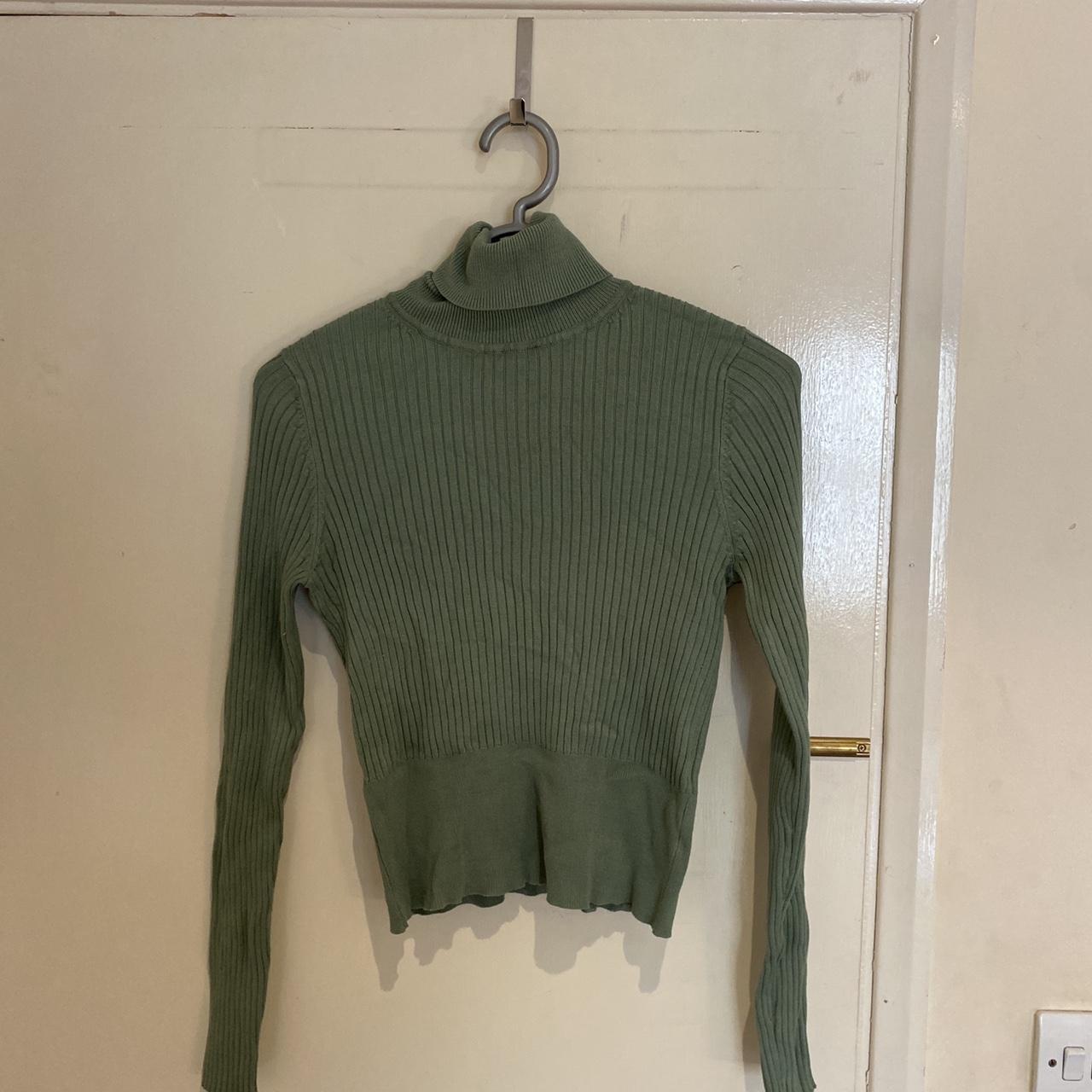 Zara Women's Green Shirt Depop
