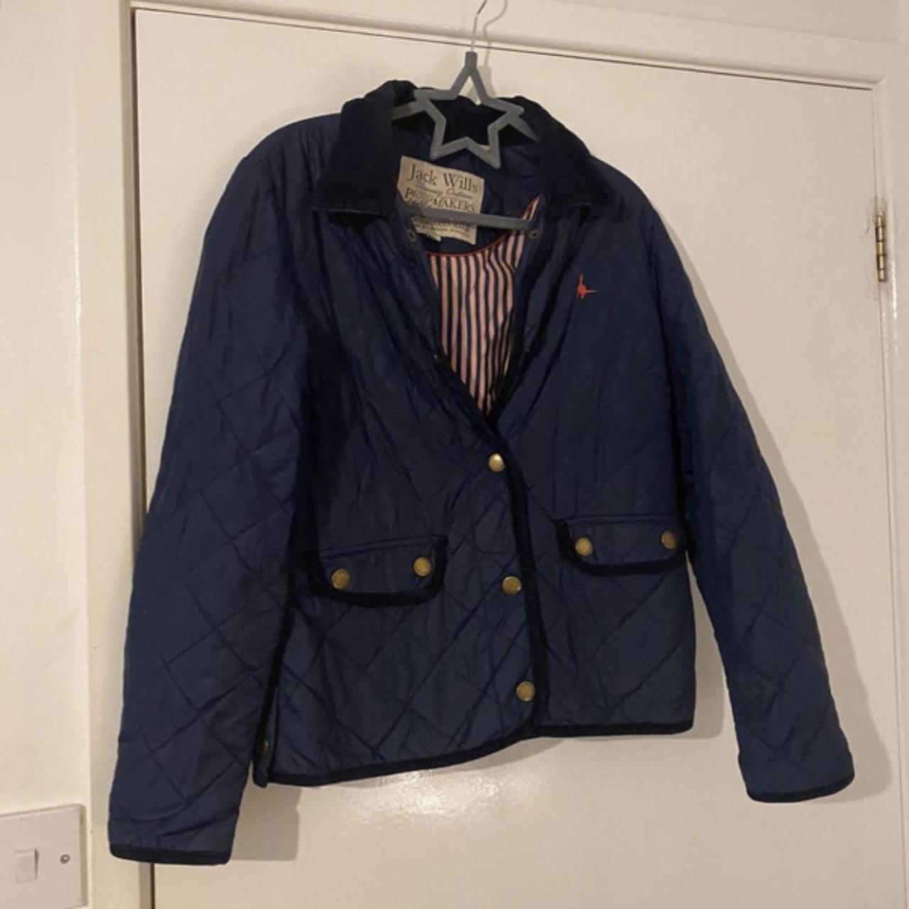 Jack Wills Quilted Jacket Size 10 Warm Winter Such... Depop
