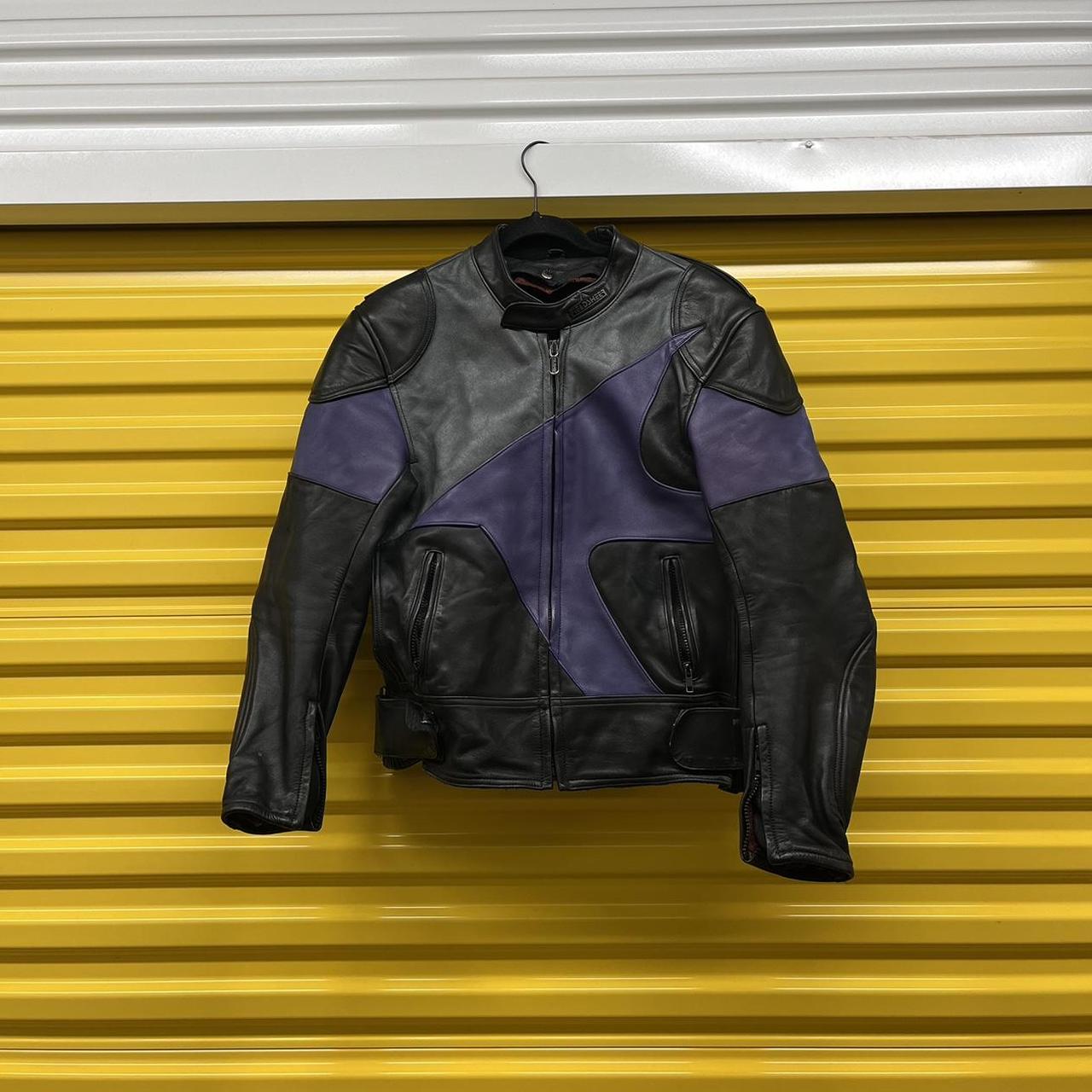 RARE Fieldsheer Leather motorcycle jacket Black