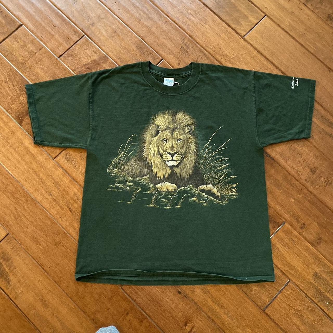 Vintage Nature Lion Shirt Size: XL Feel free to... - Depop