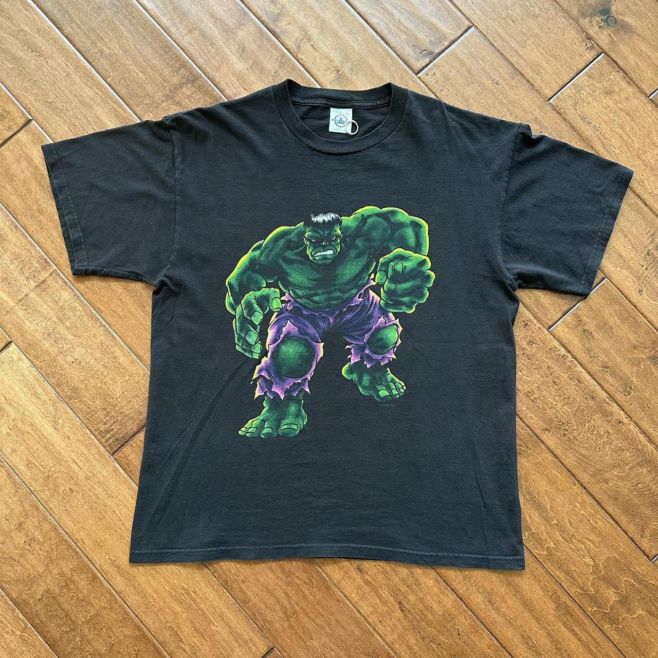 Vintage Marvel Hulk Shirt Size: L, made in... - Depop