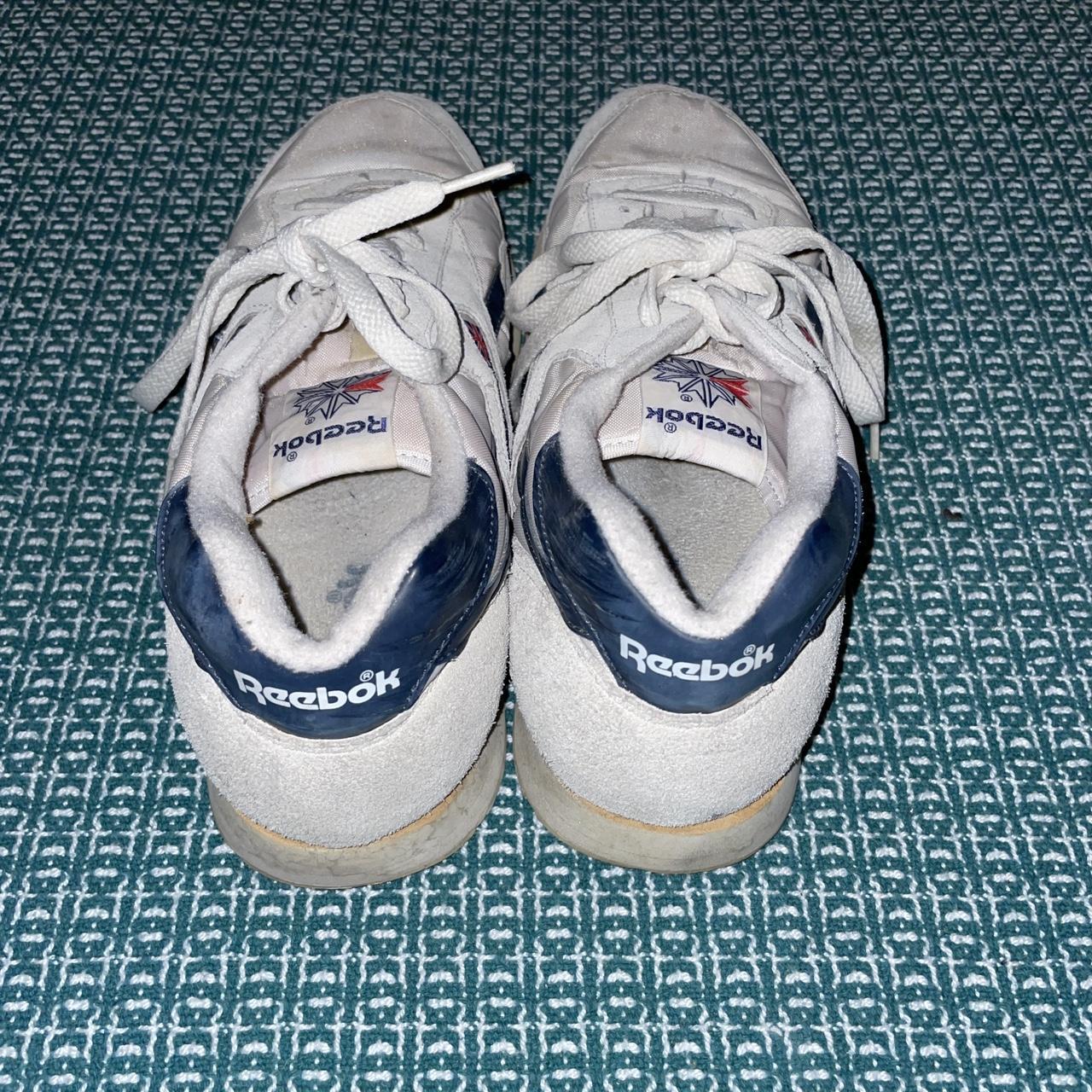 Rare White Vintage Reebok Classics really hard to... - Depop