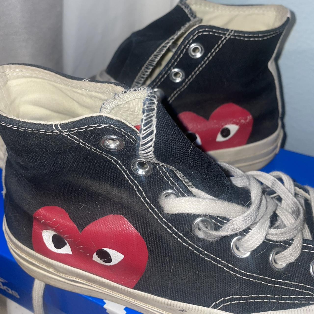 used COMME DE GARCON converse chuck taylors U.S. Depop