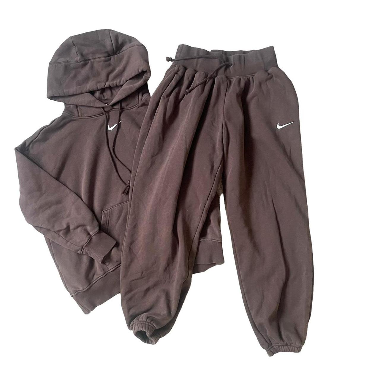 womens brown nike tracksuit