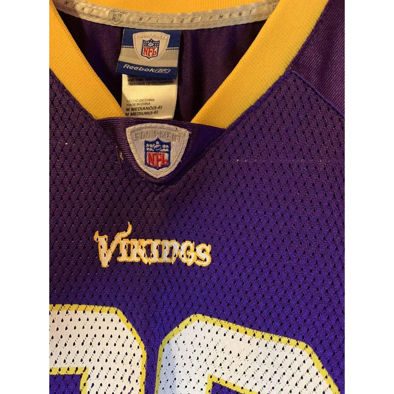 minnesota vikings adrian peterson jersey size medium - Depop