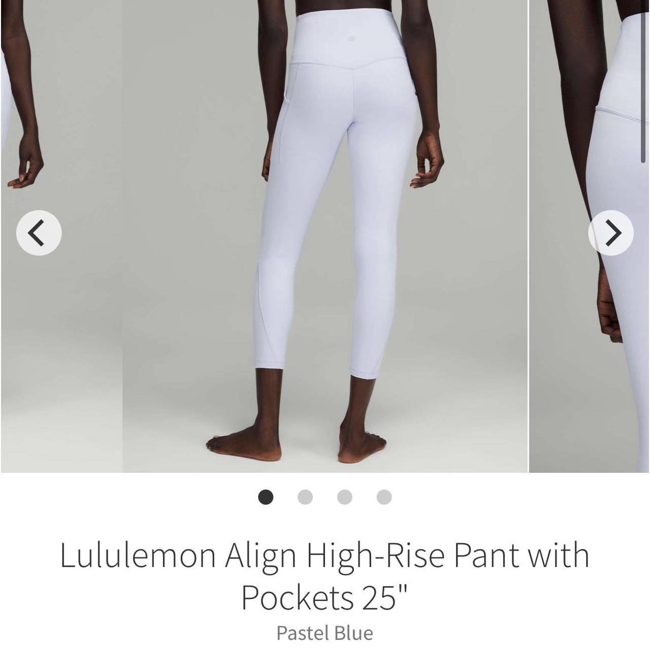 Lululemon NWT 25” Align Leggings with pockets in