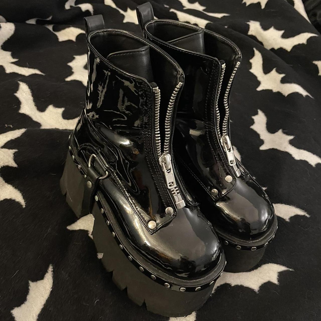 Demonia Ashes-100 boots ️Please pay through... - Depop