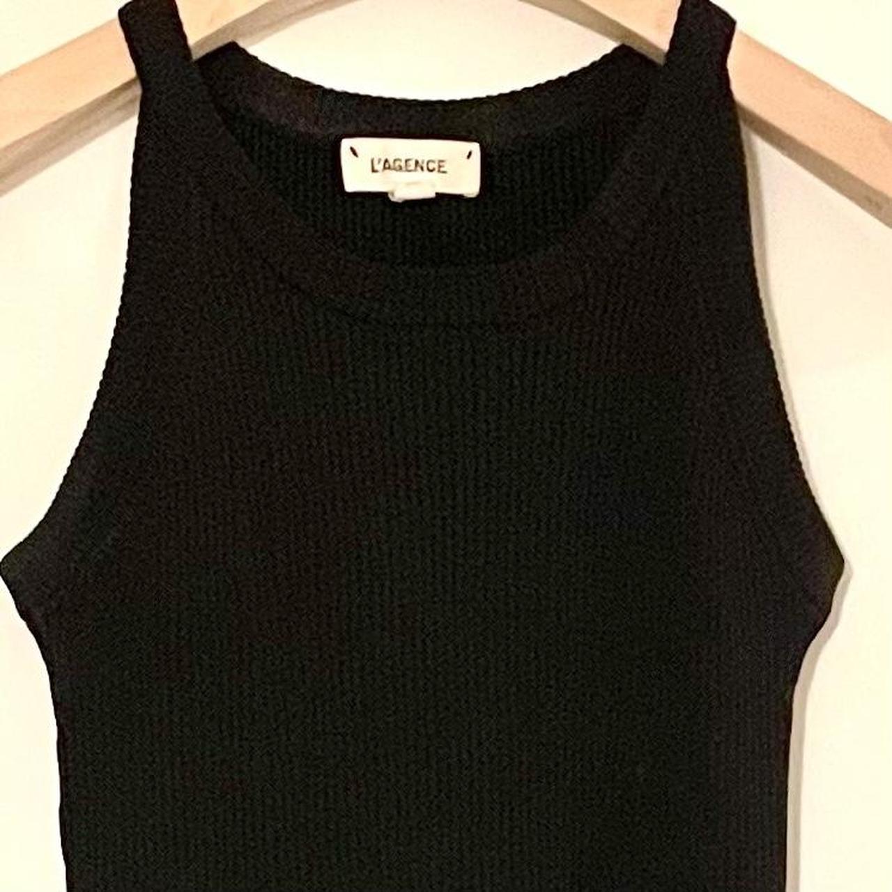 L'Agence Women's Black Dress | Depop