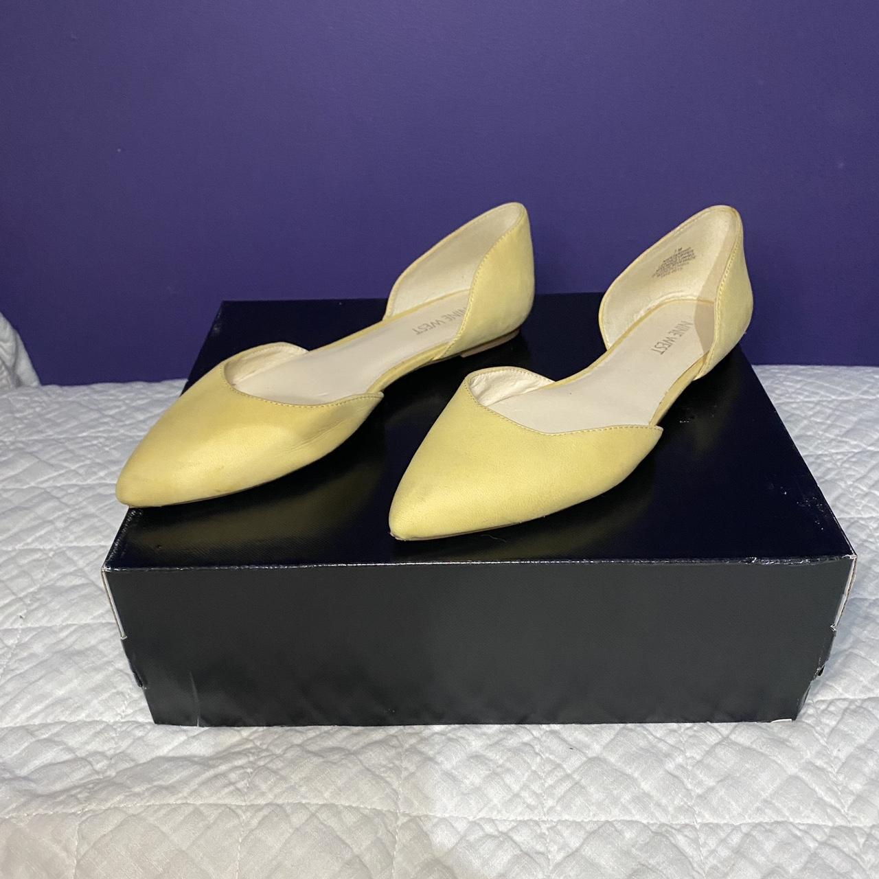 Nine west sales yellow shoes