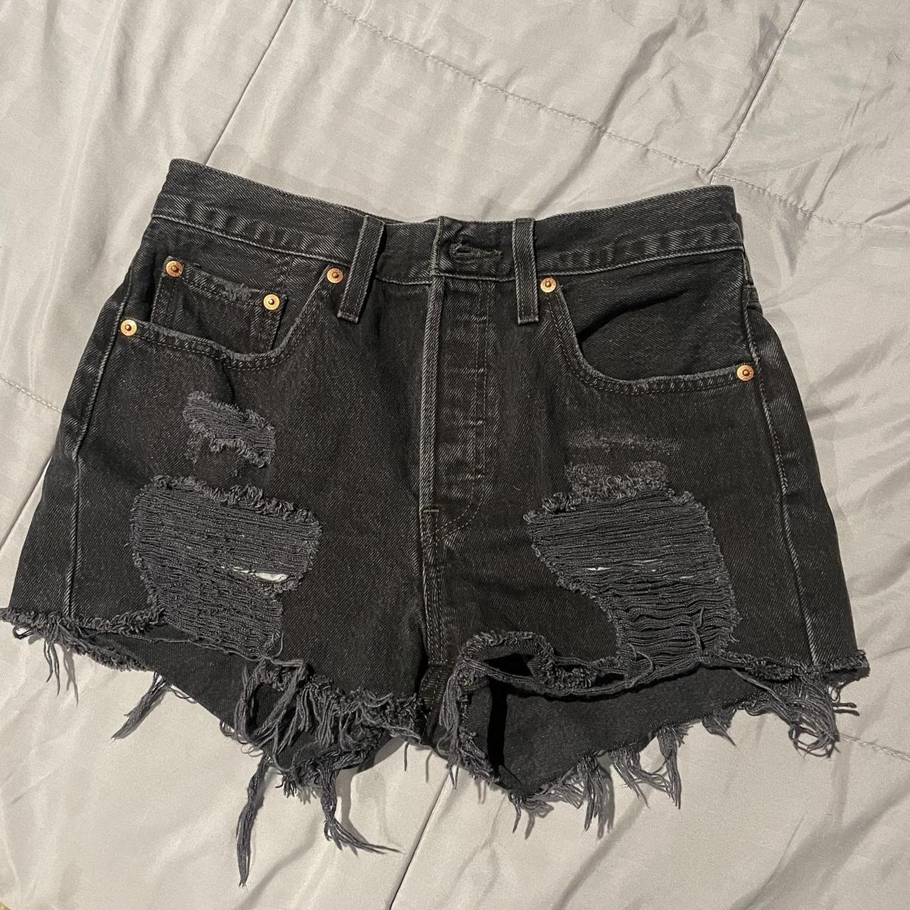 Levis destroyed shorts online