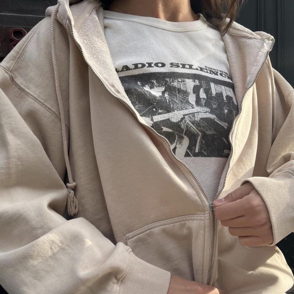 Brandy Melville Christy hoodie in brown, perfect - Depop