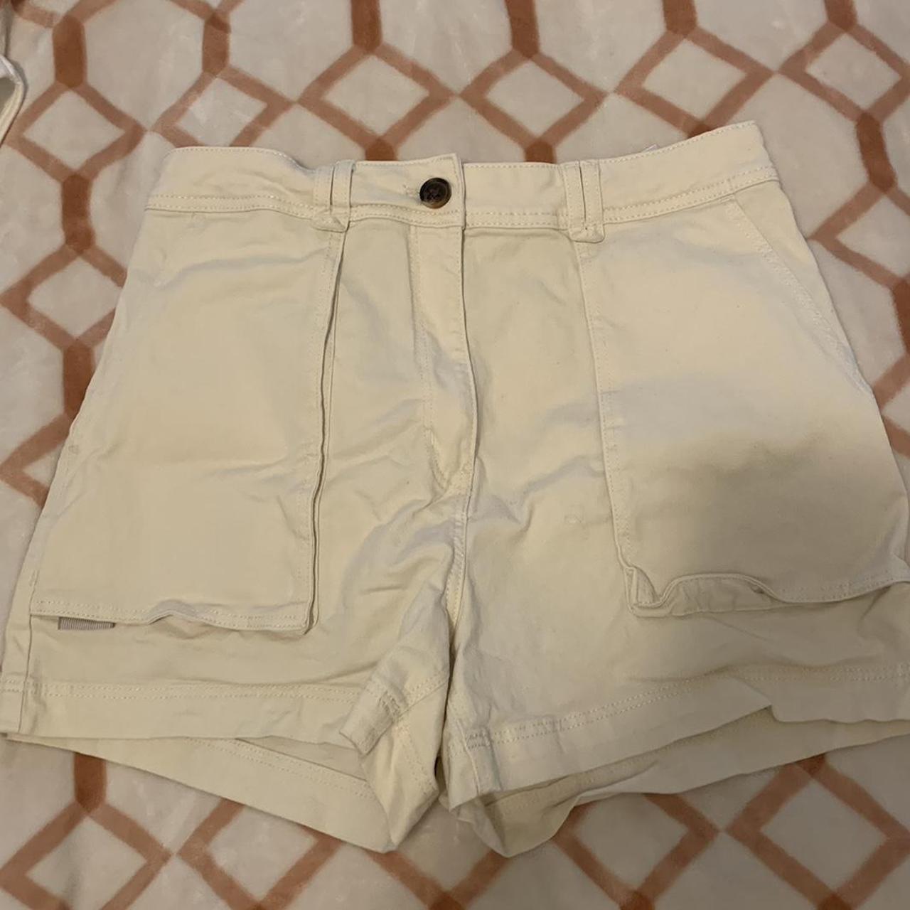 - Cream colored shorts! - Size is a 10 ! - Brand is... - Depop