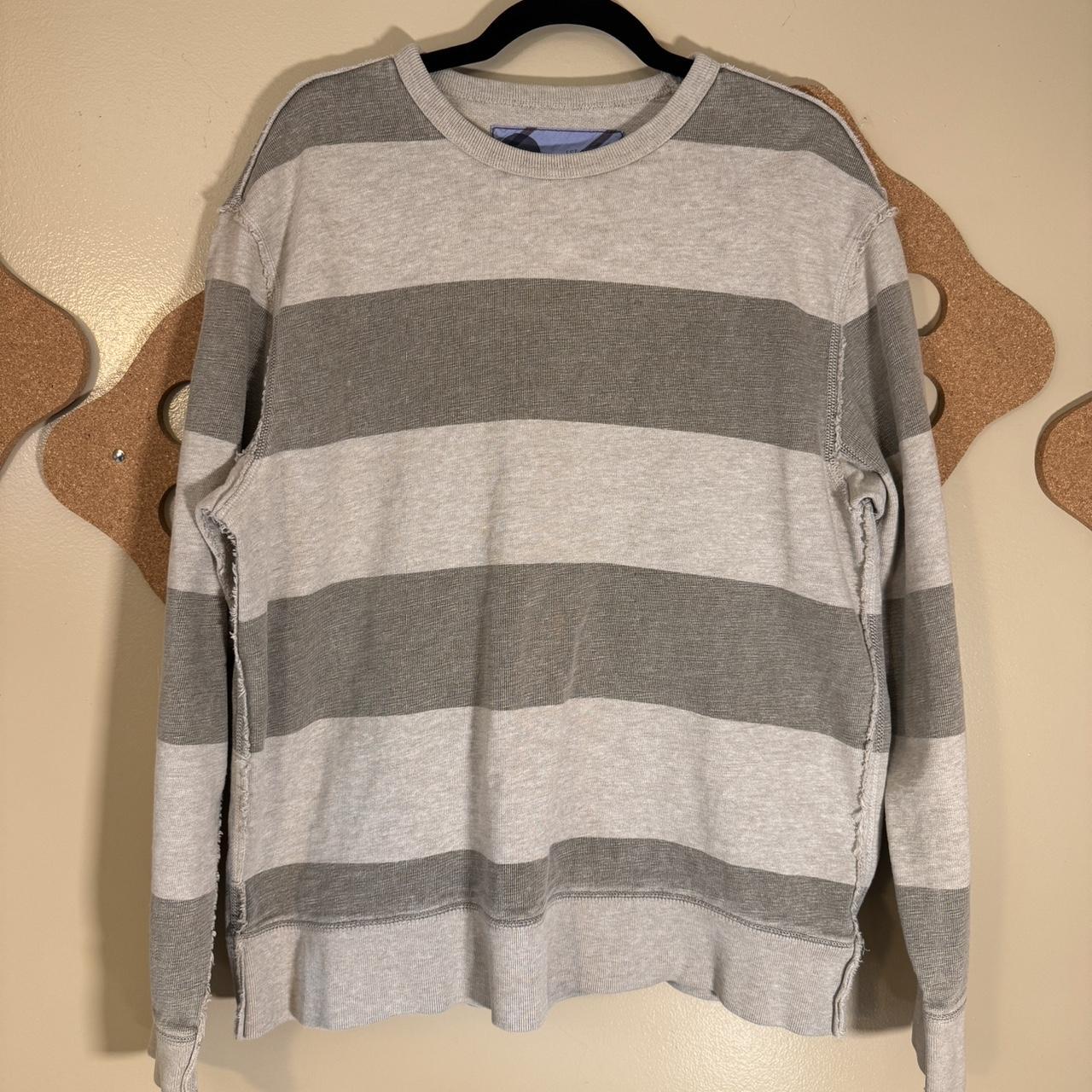 Retro GAP Striped Heavyweight Sweater Men’s Size L - Depop