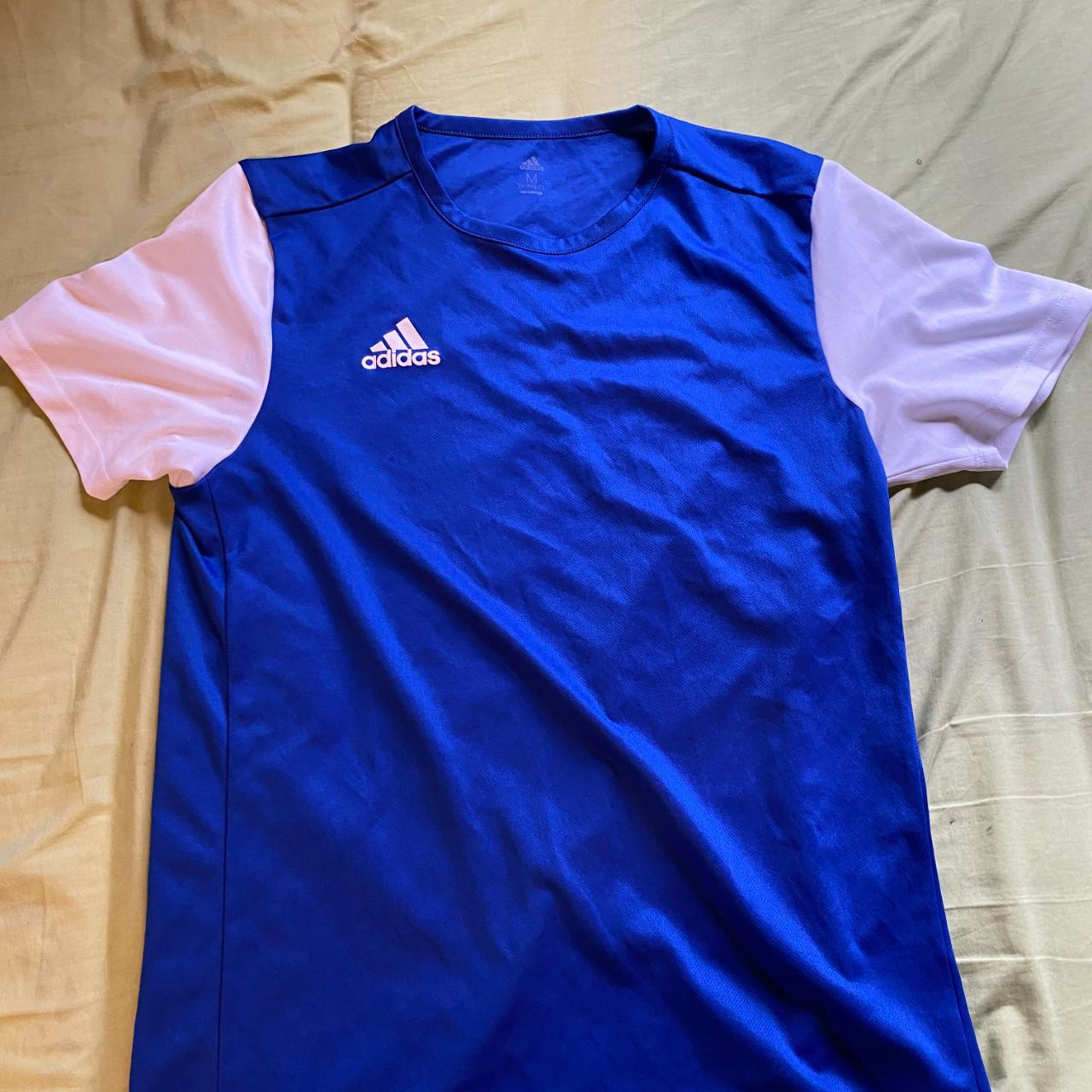 Colour Block Adidas Workout Tee Climalite. Depop