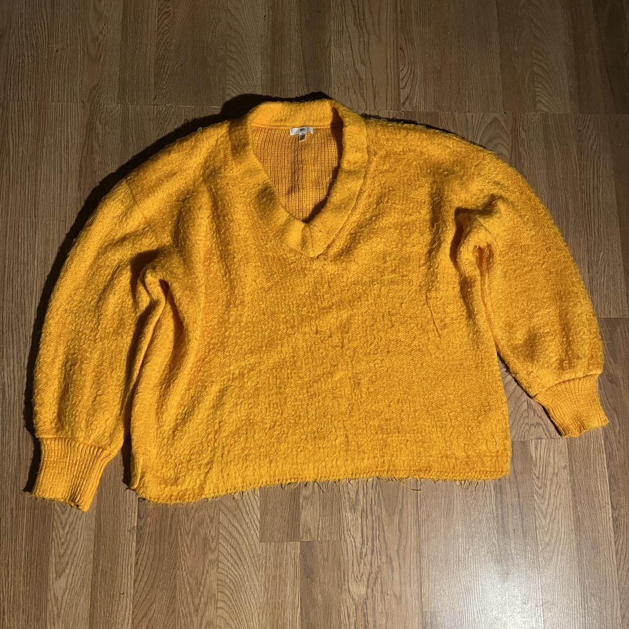 Fuzzy Cardigan Sweater - Depop