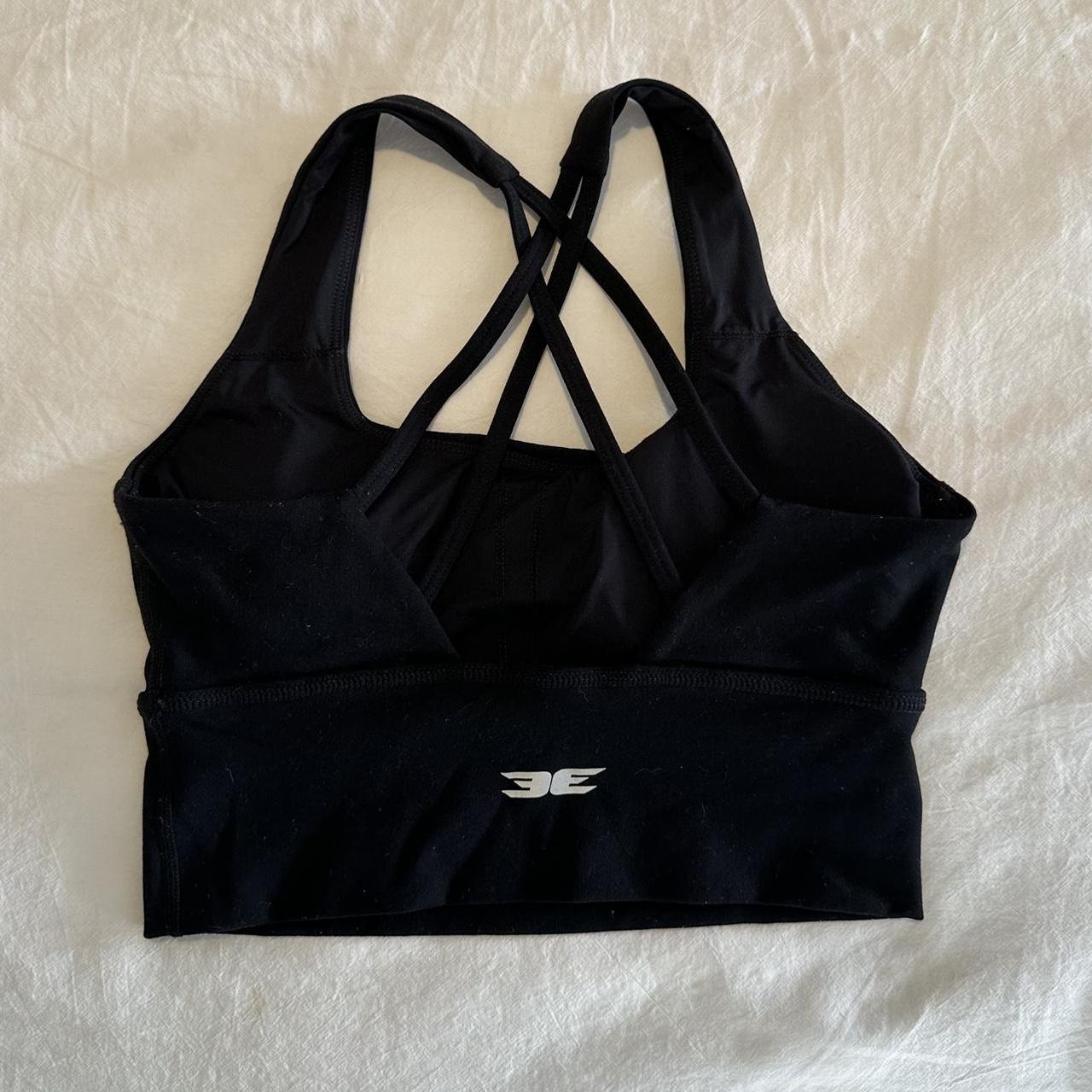 Black Elite Eleven Bra Size Small - Depop