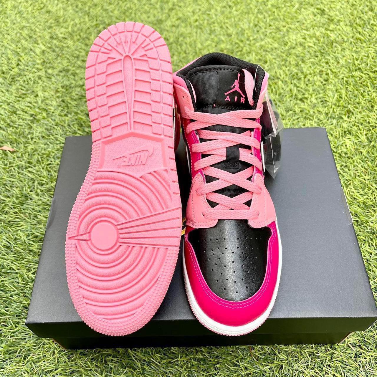 nike-air-jordan-1-mid-gs-black-pink-shoes-brand-depop