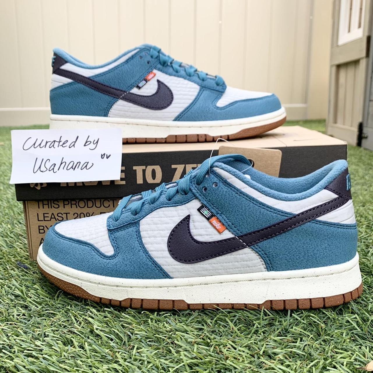 Nike Dunk Low Gs Blue Grey Brand New Original Box Depop