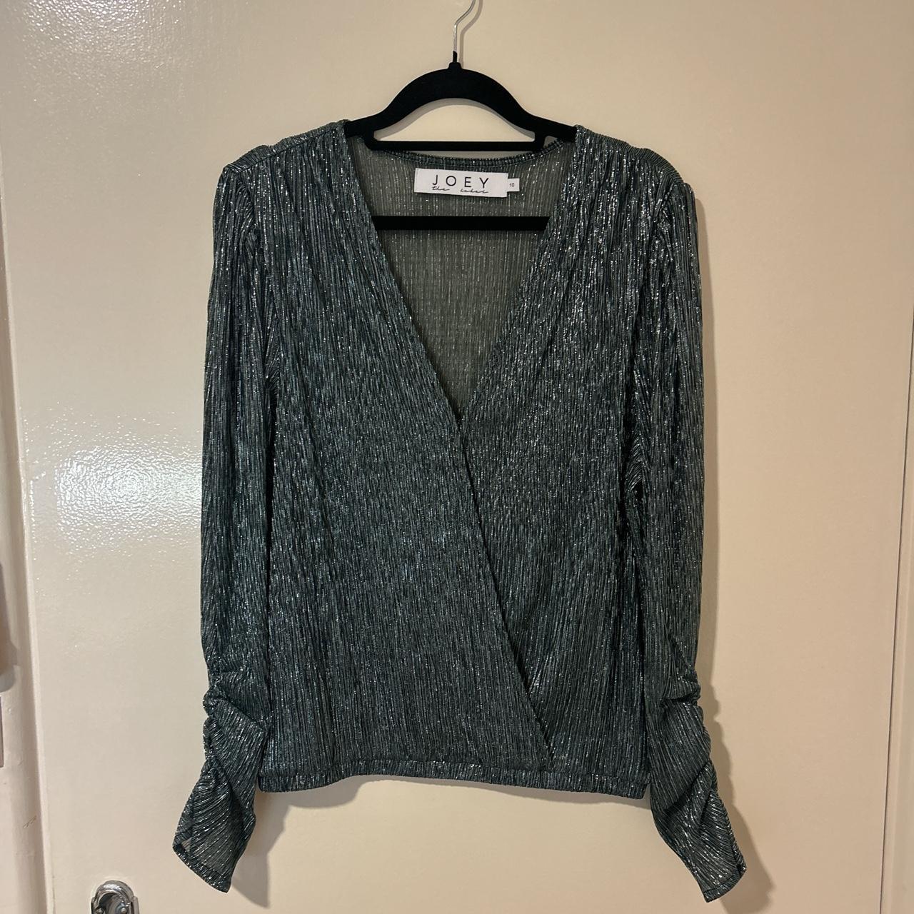 Silver Crush Pant in Silver/Green Silver Crush Pant in Silver/Green