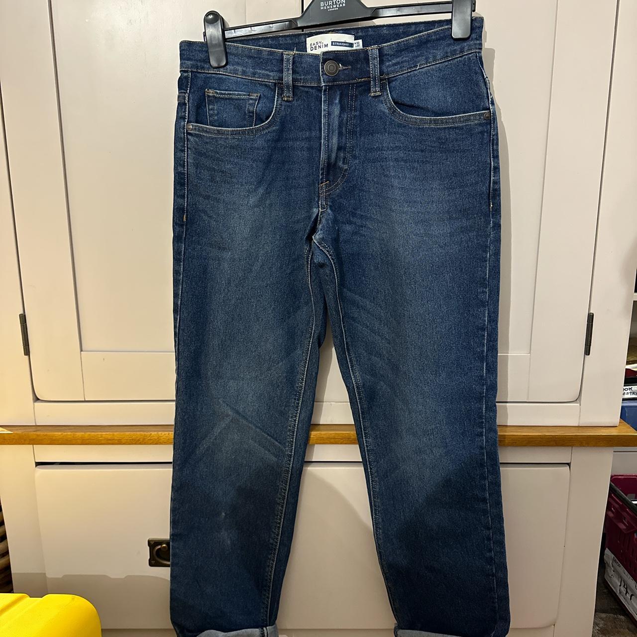 Men’s easy denim straight jeans 30W x 32L - Depop