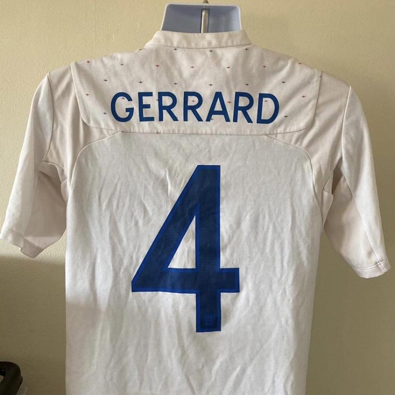 England Football Shirt Home Steven Gerrard Depop