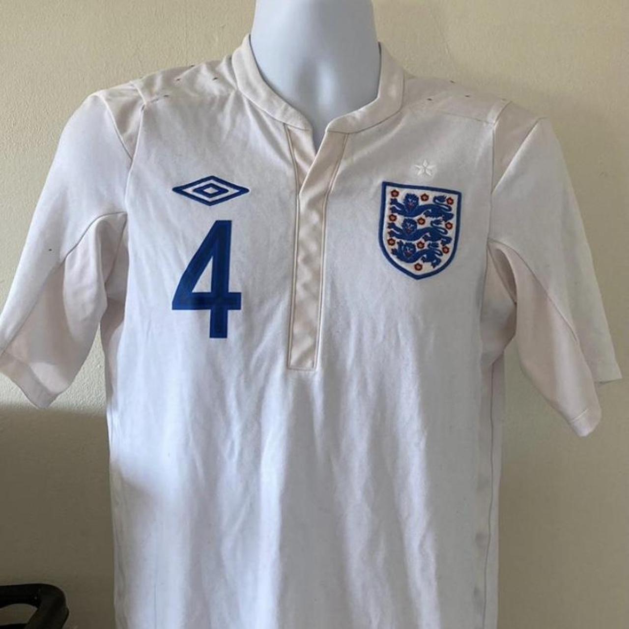 England Football Shirt Home 2012 4 Steven Gerrard... - Depop