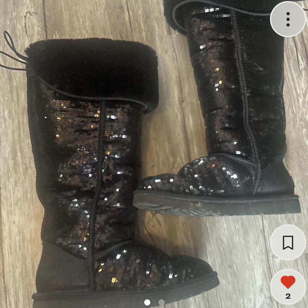 Over the knee thigh high SEQUIN UGG boots. Can be. Depop