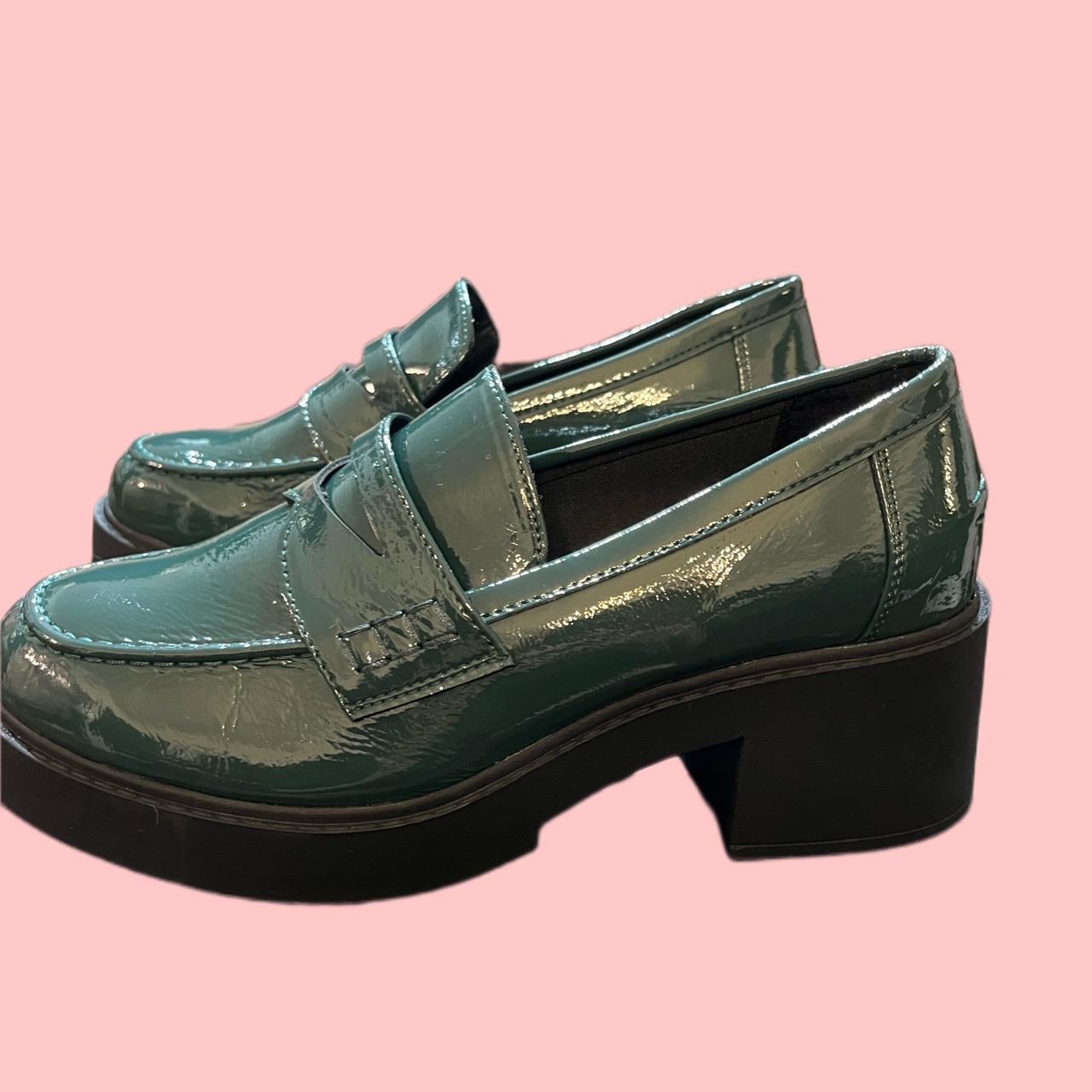 ASOS Women's Green Loafers Depop