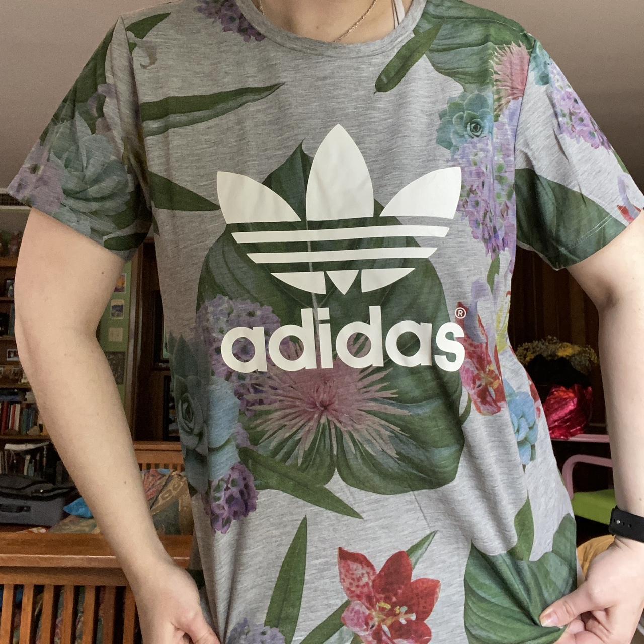 adidas originals succulent floral top. perfect