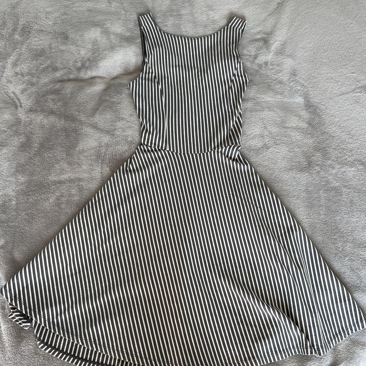 Hollister crisscrossed back striped dress! Perfect... - Depop