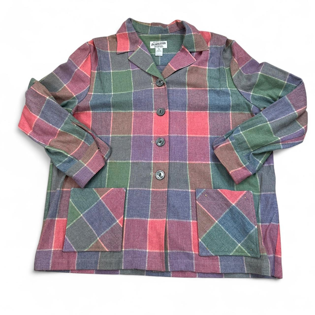 Pendleton Women's Shacket Jacket - Multi/Red - XL… - image 1