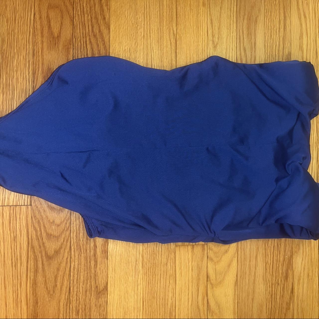 Zara Royal Blue One Piece Top size small never... Depop
