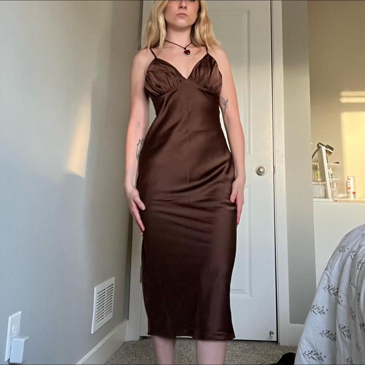 Abercrombie & Fitch Women's Brown Dress | Depop