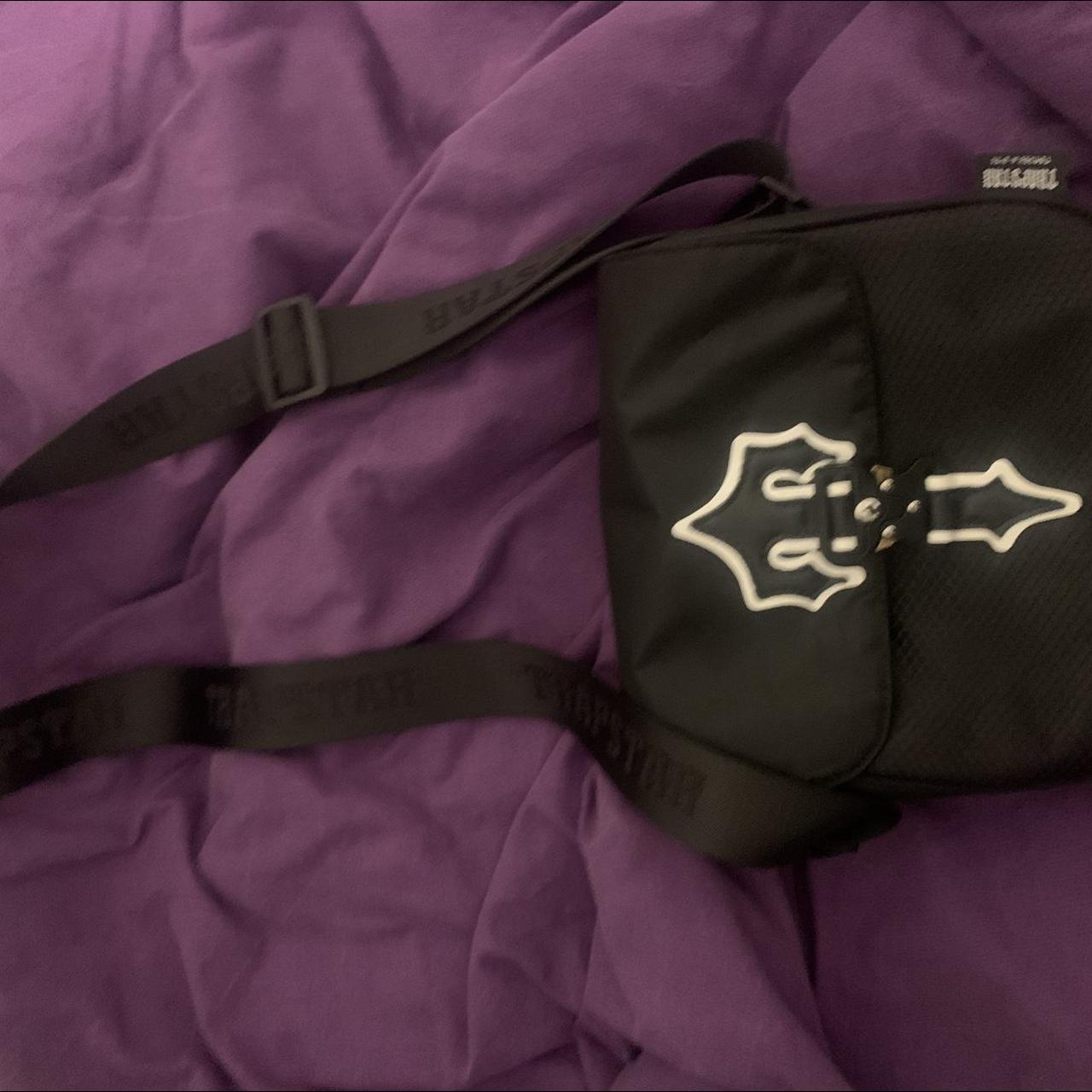 Trapstar Men's Black and White Bag Depop