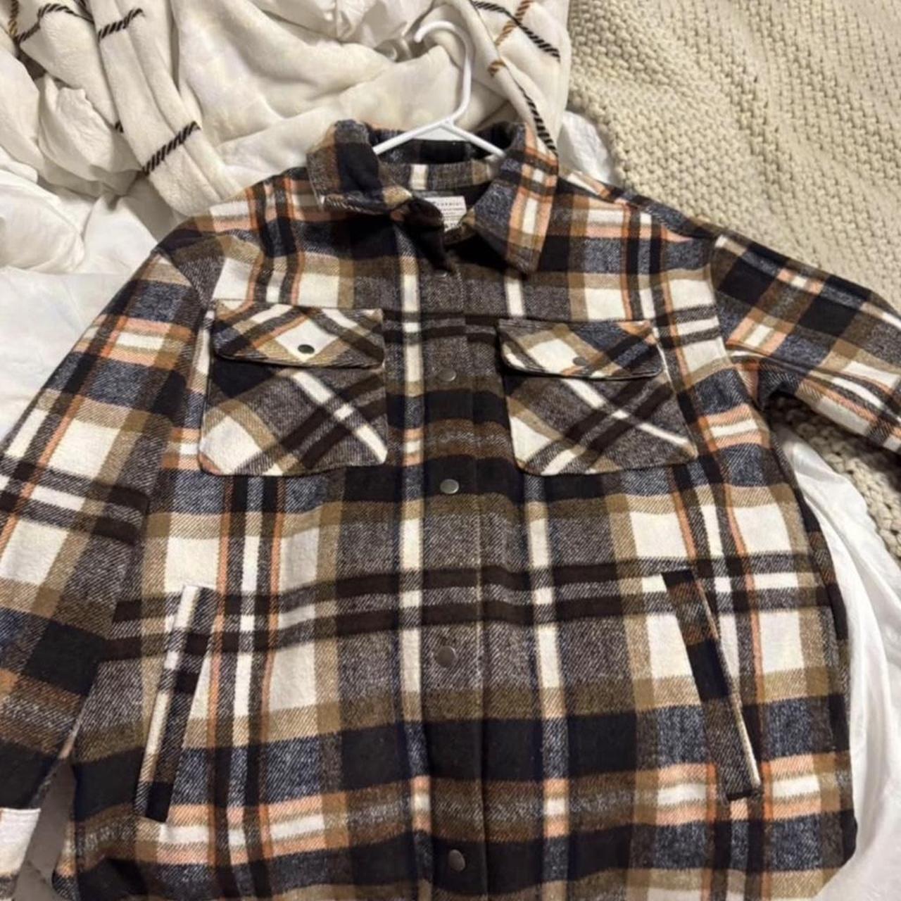 Source Unknown Women's Jacket - Multi/Brown - S –… - image 1