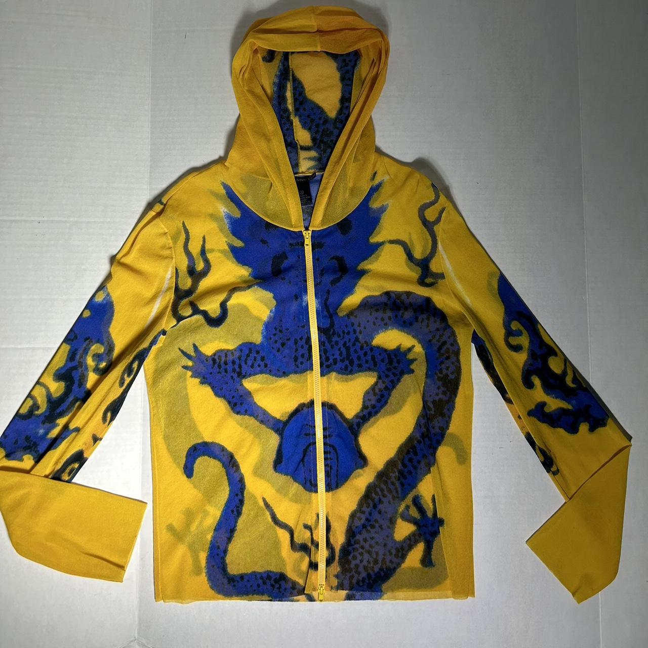 Vivienne Tam Dragon Mesh Zip Up Hoodie Top great | Depop Vivienne Tam Dragon Mesh Zip Up Hoodie Top great | Depop