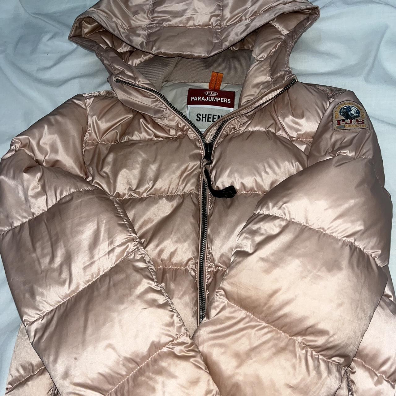 Child’s pink Parajumper puffer coat Age 910 Worn... Depop