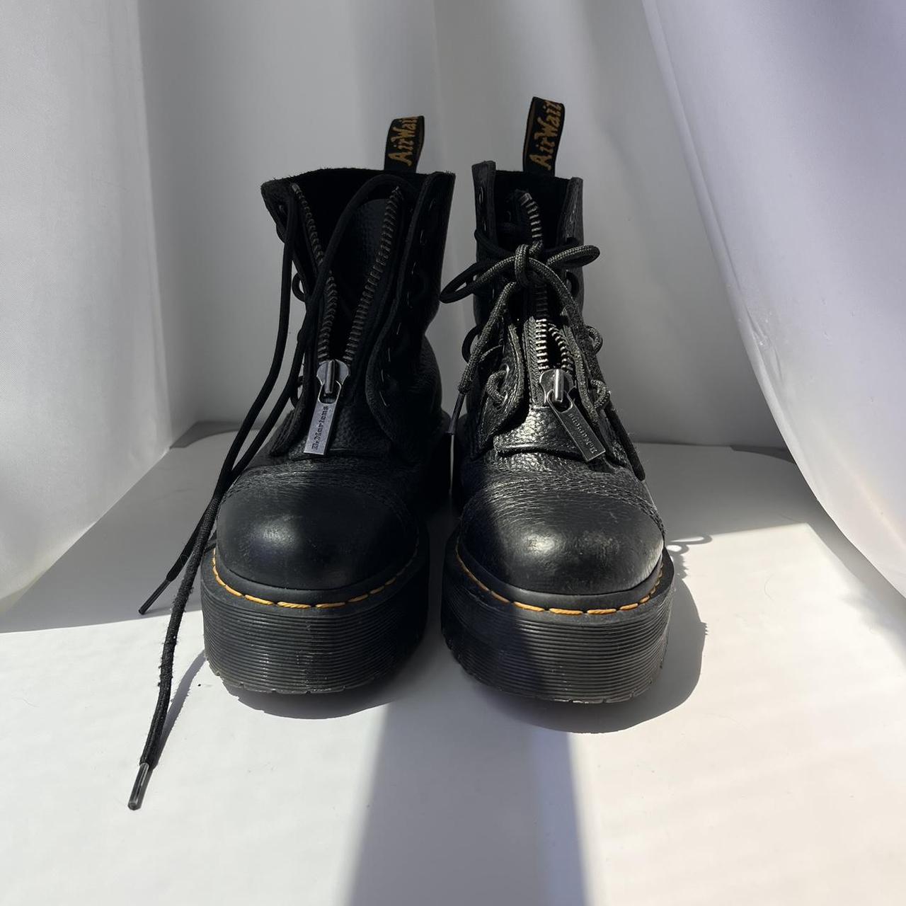 Dr Martens Sinclair Leather Platform boots retail... - Depop