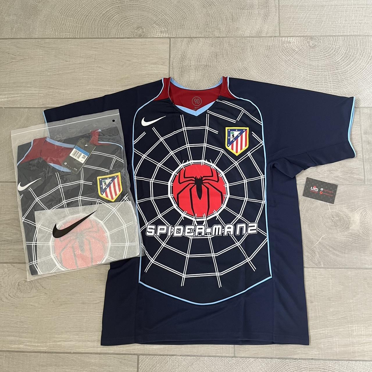 Atletico Madrid “SpiderMan” kit. 04/05 season with... Depop