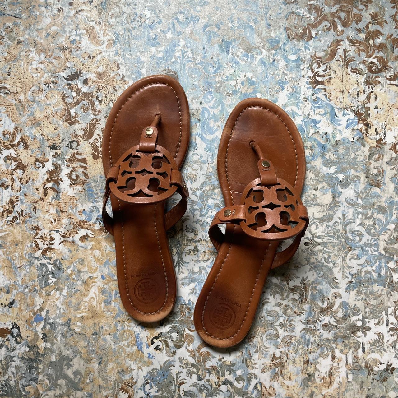 Tory burch clearance cognac sandals