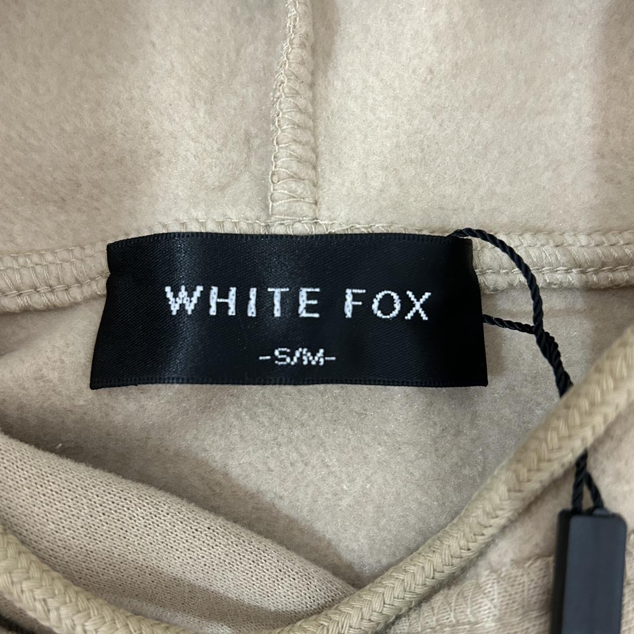 White fox, beige hoodie, never worn, tags still on,... - Depop